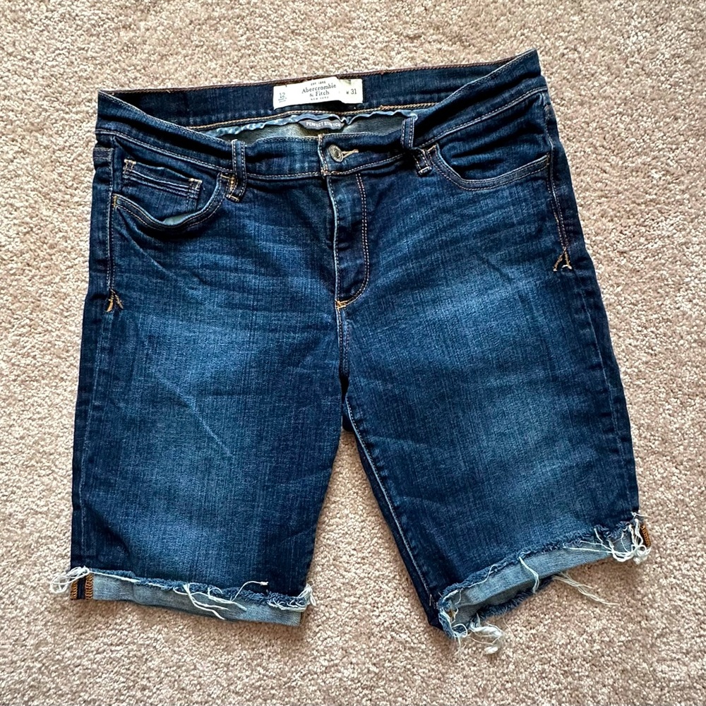 Abercrombie & Fitch jean shorts size 12